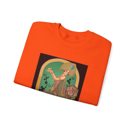 October & Opal, Tourmaline (from the Gem Series) by Sofia Chiostri Heavy Blend™ Crewneck Sweatshirt