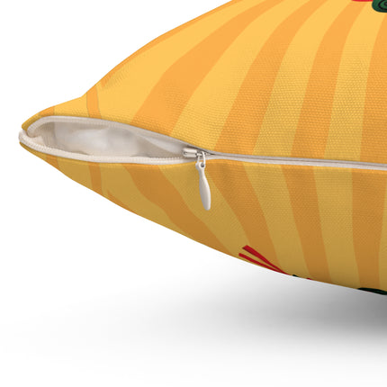 The Bewitching Ride Spun Polyester Square Pillow