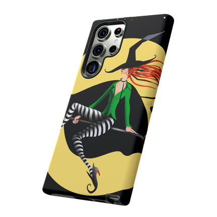 A Witch’s Moonlit Flight Phone Cases