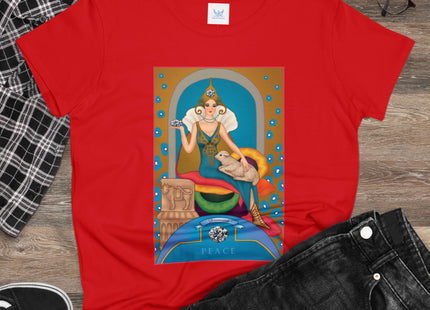 April & Diamond (from the Gem Series) by Sofia Chiostri Women's Midweight Cotton Tee
