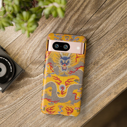 Majestic Dragon Regalia – Imperial 12-Symbol Robe Phone Cases