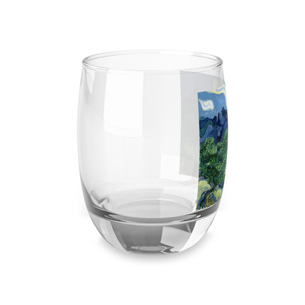 Olive Trees by Vincent Van Gogh Whiskey Glass