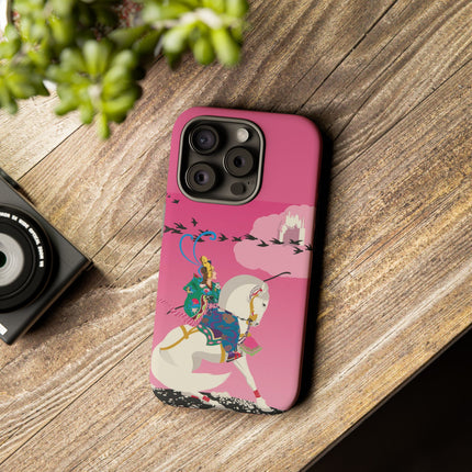 Samurai Princess on the White Steed Phone Case – Epic Grace & Mythic Power