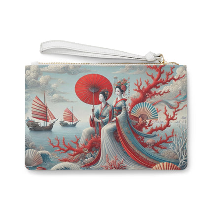 Ladies by the Quiet Sea Clutch Bag