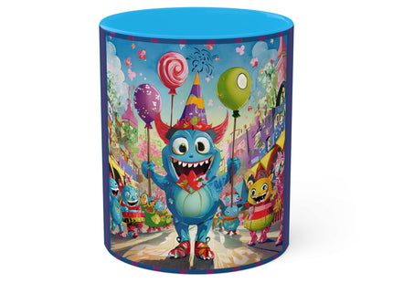 Monster Parade Madness Colorful Mugs, 11oz