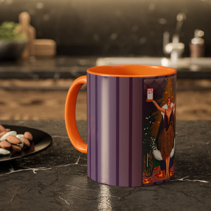 Countdown to Christmas Elegance Colorful Mugs (11oz, 15oz)