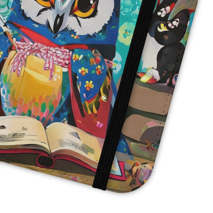 🦉✨ Owl's Magical Workshop Flip Case – Enchanted Wisdom & Arcane Wonder