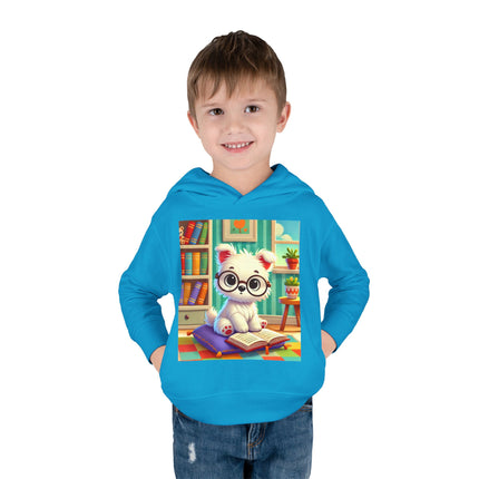 Little Scholar Pup Toddler Pullover Fleece Hoodie