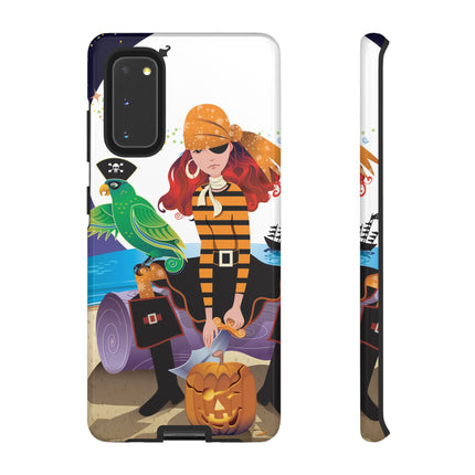 Moonlit Pirate Halloween Phone Cases