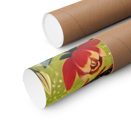 🐉🧚 The Dragon Fairy's Stride Matte Vertical Poster – Strength, Grace & Stormbound Magic