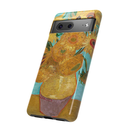 Vase with Twelve Sunflowers by Vincent Van Gogh Phone Cases