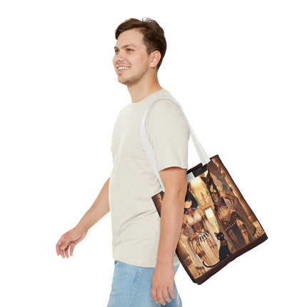 The Egyptian Priestess Cats Tote Bag – Temple Guardians & Ancient Grace