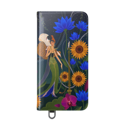 🌙🕯️ The Lady Of The Midnight Garden Flip Case – Art Deco Nocturne