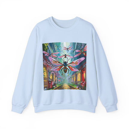 Neon Swarm Unisex Heavy Blend™ Crewneck Sweatshirt