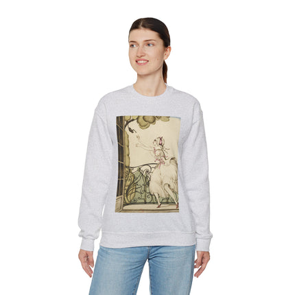 Sur talons rouges (On Red Heels) pl 02 by Gerda Wegener Heavy Blend™ Crewneck Sweatshirt