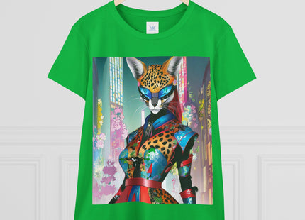Cyber Cat Glamour Cotton Tee