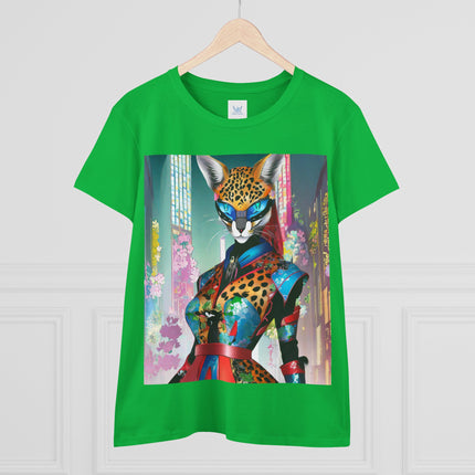 Cyber Cat Glamour Cotton Tee