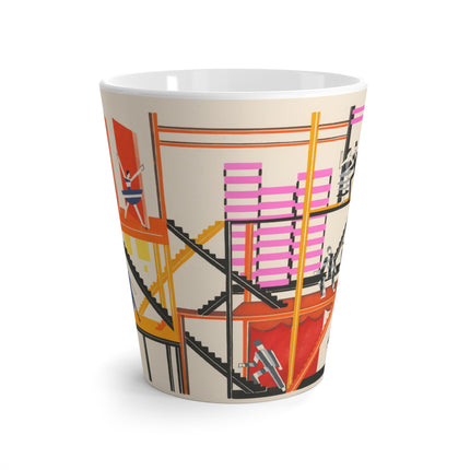 Maquettes de Théatre 4 by Alexandra Exter Latte Mug
