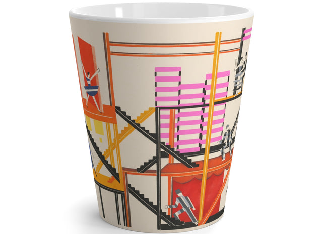 Maquettes de Théatre 4 by Alexandra Exter Latte Mug