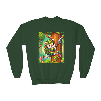 Stealthy Stripes Youth Crewneck Sweatshirt