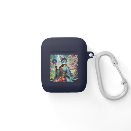 Cyberpunk Geisha AirPods Case Cover