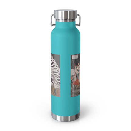 Mitsukuni Defying the Skeleton Spectre by Utagawa Kuniyoshi Copper Vacuum Insulated Bottle, 22oz