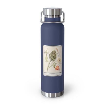 Artichoke, Broad Beans, and Lantern Plant by Anselmus Boëtius de Boodt Copper Vacuum Insulated Bottle, 22oz