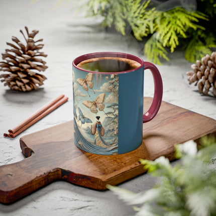 Butterfly Empress Colorful Mug – Graceful Butterflies & Timeless Elegance