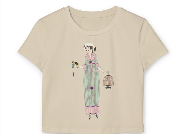 Illustrated Elegance – Parisian Fashion Tee