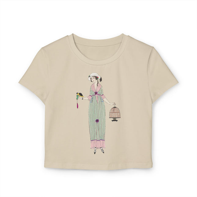 Illustrated Elegance – Parisian Fashion Tee