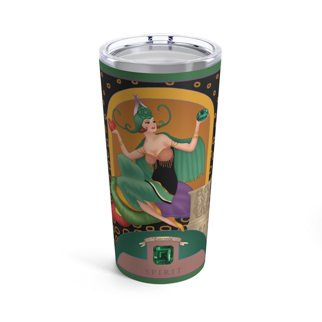May & Emerald (from the Gem Series) by Sofia Chiostri Tumbler 20oz