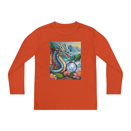 Wisdom's Guardian Youth Long Sleeve Competitor Tee – Dragon Magic & Ancient Wisdom