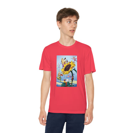 Sunflower Fairies by Margaret Tarrant Youth Competitor Tee – Golden Garden Magic & Storybook Wonder