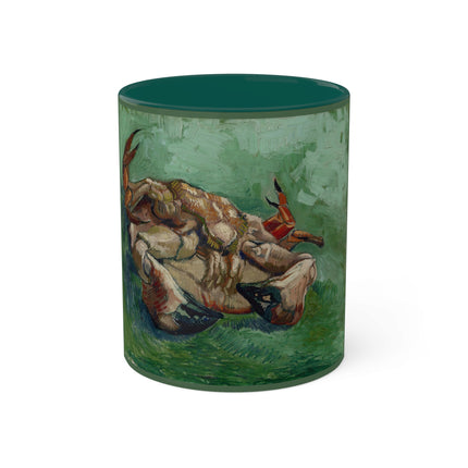 Crab on its Back by Vincent Van Gogh Colorful Mugs, 11oz