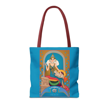 Astrology Gem Series: April & Diamond Tote Bag