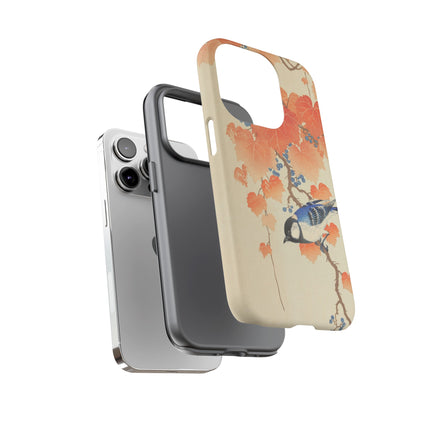 Japanese Bird and Branch by Ohara Koson Phone Cases