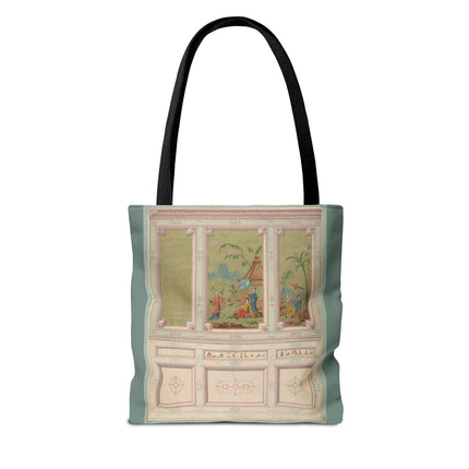 Chinoiserie scenes by Anonymous Tote Bag (AOP)