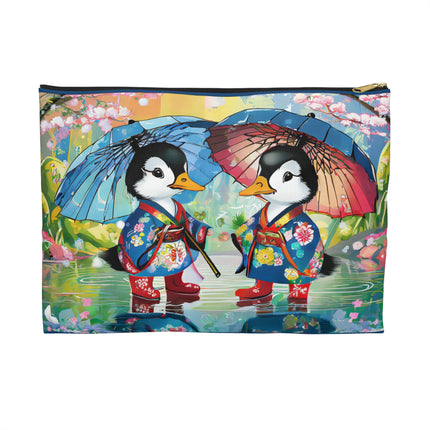 Rainy Day Ducks Pencil Case