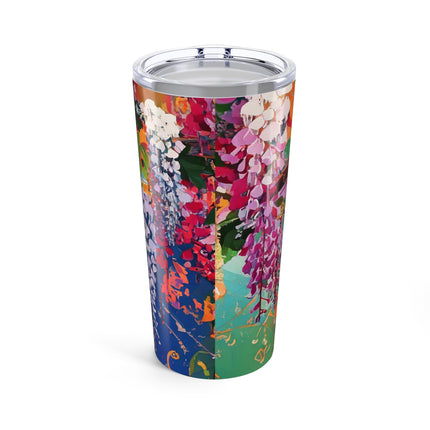 Golden Wisteria Elegance Tumbler 20oz