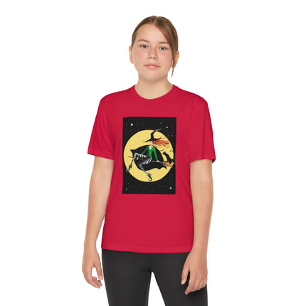 A Witch’s Moonlit Flight Youth Competitor Tee