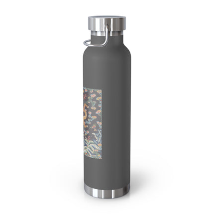 Rank Badge with Dragon with Deer Hooves Copper Vacuum Insulated Bottle, 22oz