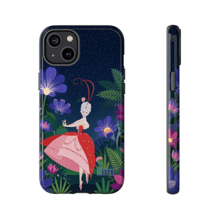 🌺✨ The Lady Of The Starlit Enchanted Garden Phone Case – Art Deco Floral Fantasy