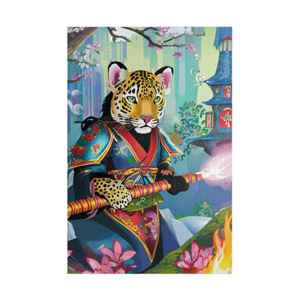 Cyberpunk Leopard Puzzle (110, 252, 520 or 1014-piece)