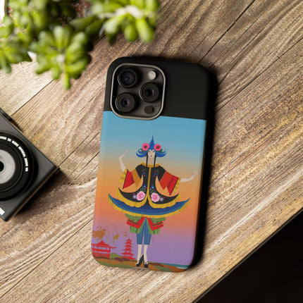 Colorful Dancer Phone Case – Vibrant Grace & Cultural Elegance