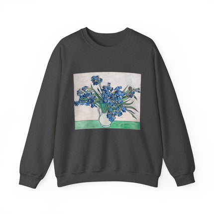 Irises by Vincent Van Gogh Heavy Blend™ Crewneck Sweatshirt