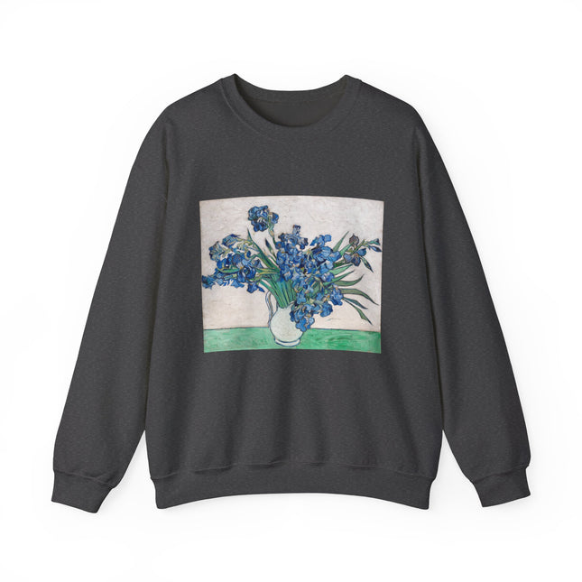 Irises by Vincent Van Gogh Heavy Blend™ Crewneck Sweatshirt