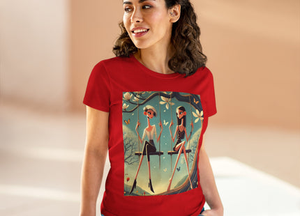 Whispers on the Spring Swing Cotton Tee