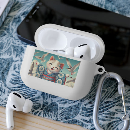 Geisha Kitten by the Seaside AirPods and AirPods Pro Case