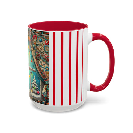 Mischief in Tinselland Colorful Mugs (11oz, 15oz)