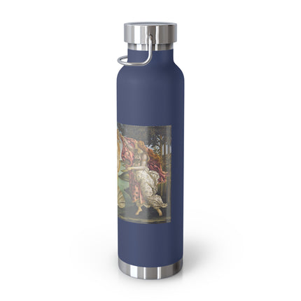 Birth of Venus by Sandro Botticelli Copper Vacuum Insulated Bottle, 22oz
